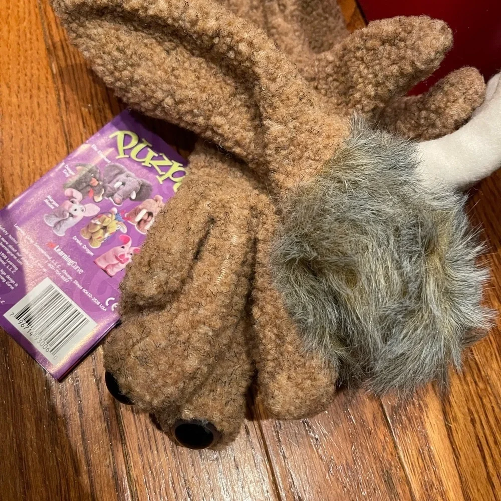 Fuzzpets Wally Walrus Plush Puppet Learning Curve Vintage
